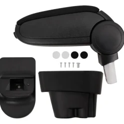 vidaXL Autoarmsteun 12x36x(33,5-48) cm ABS zwart