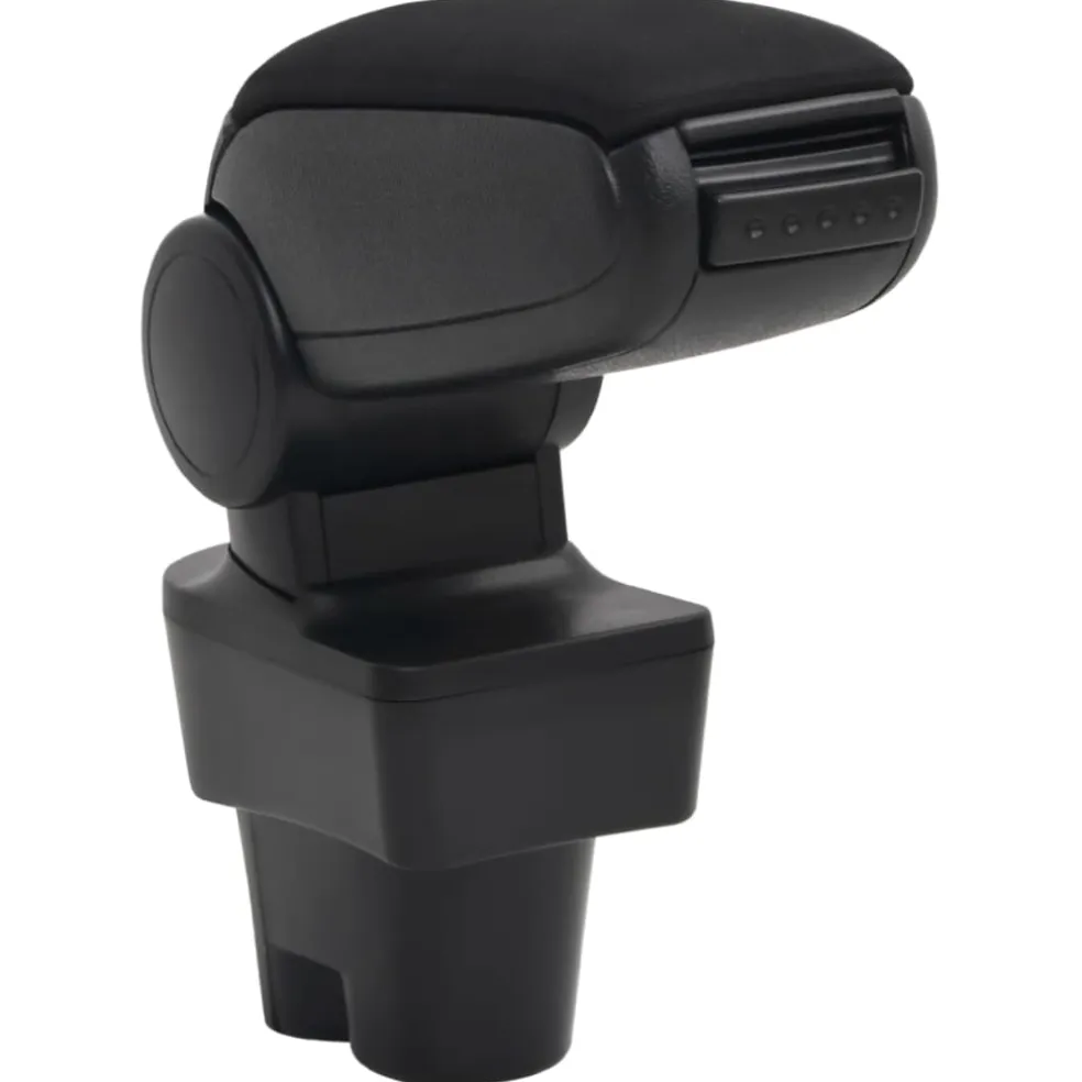 vidaXL Autoarmsteun 12x36x(33,5-48) cm ABS zwart