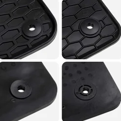 vidaXL Autobodemmat 4 st geschikt voor Audi A4 B9 2015-2024 Rubber