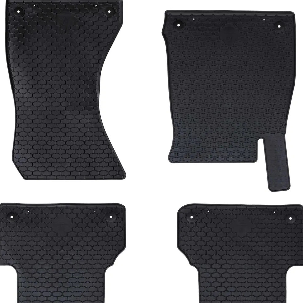 vidaXL Autobodemmat 4 st geschikt voor Audi A4 B9 2015-2024 Rubber