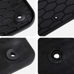 vidaXL Autobodemmat 4 st geschikt voor VW ID.3 2019- Rubber