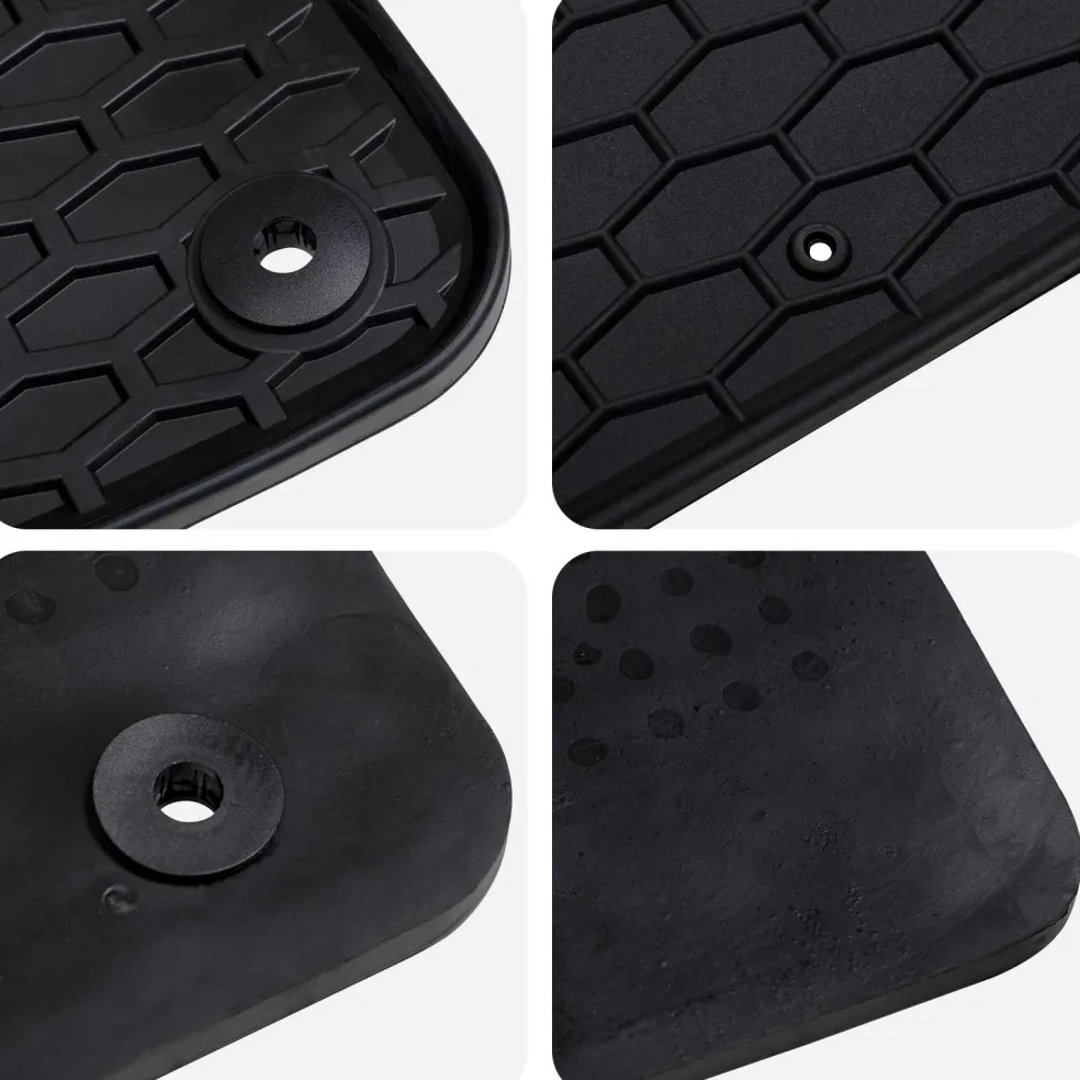 vidaXL Autobodemmat 4 st Geschikt voor VW T-CROSS 2019- Rubber