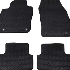 vidaXL Autobodemmat 4 st Geschikt voor VW T-CROSS 2019- Rubber
