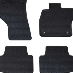 vidaXL Autobodemmat 4 st geschikt voor AUDI Q2 2017 Rubber
