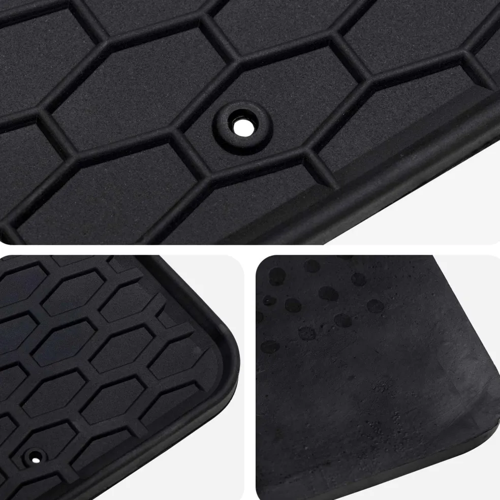 vidaXL Autobodemmat 4 st Geschikt voor HYUNDAI i20 2014-2019 Rubber