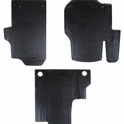 vidaXL Autobodemmat 3 st geschikt voor VW CRAFTER 2017- Rubber
