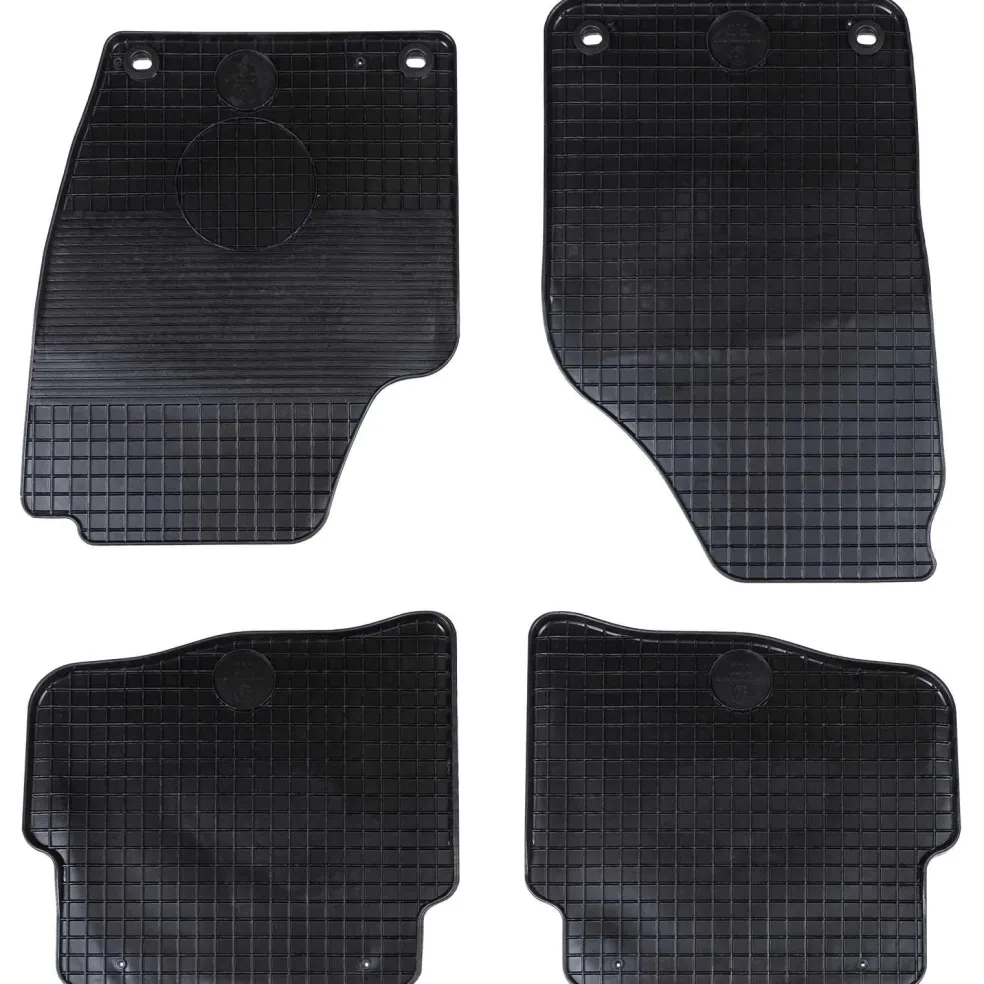 vidaXL Autobodemmat 4 st geschikt voor VW POLO 2001-2009 NS Rubber