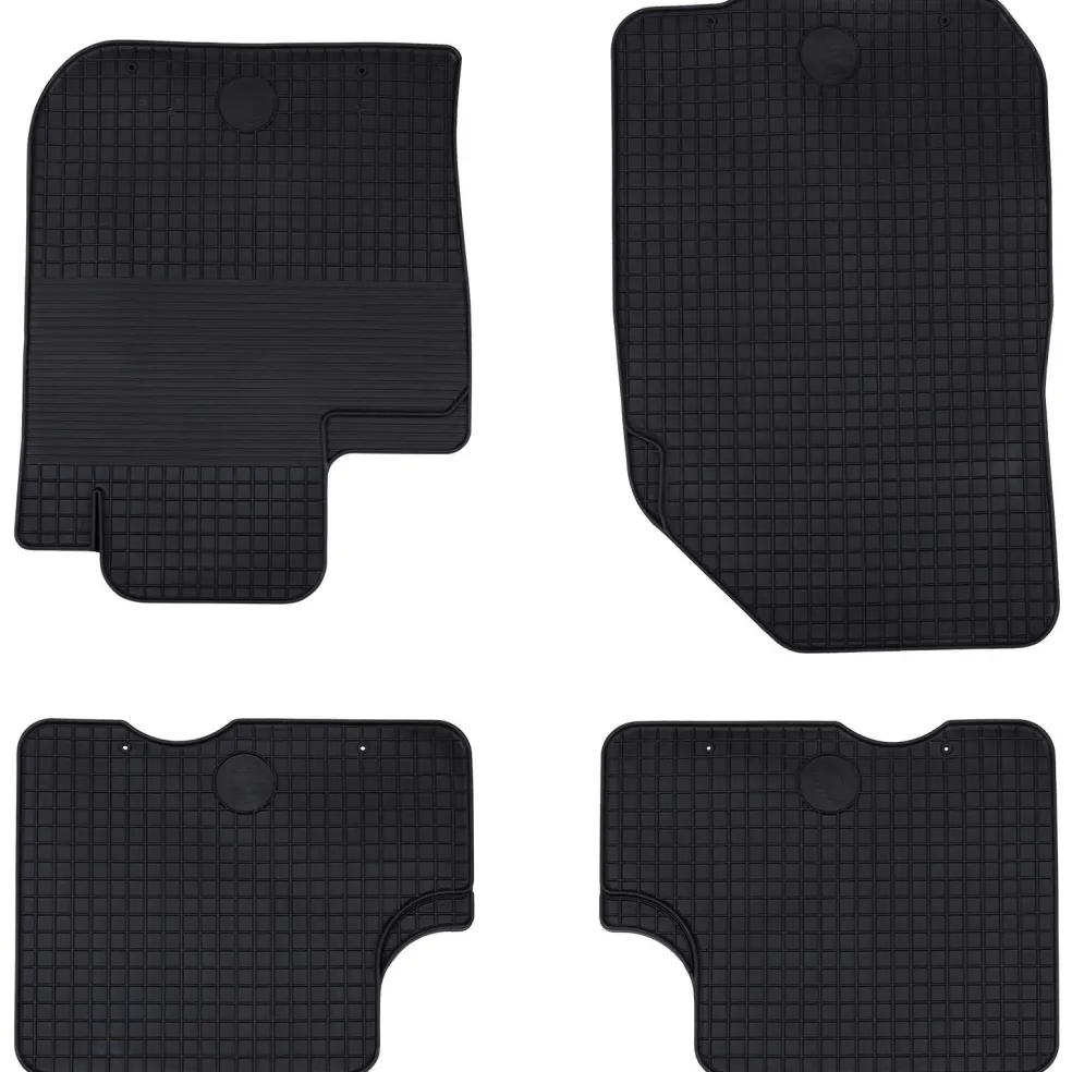 vidaXL Autobodemmat 4 st geschikt voor DACIA DUSTER 2010-2017 Rubber