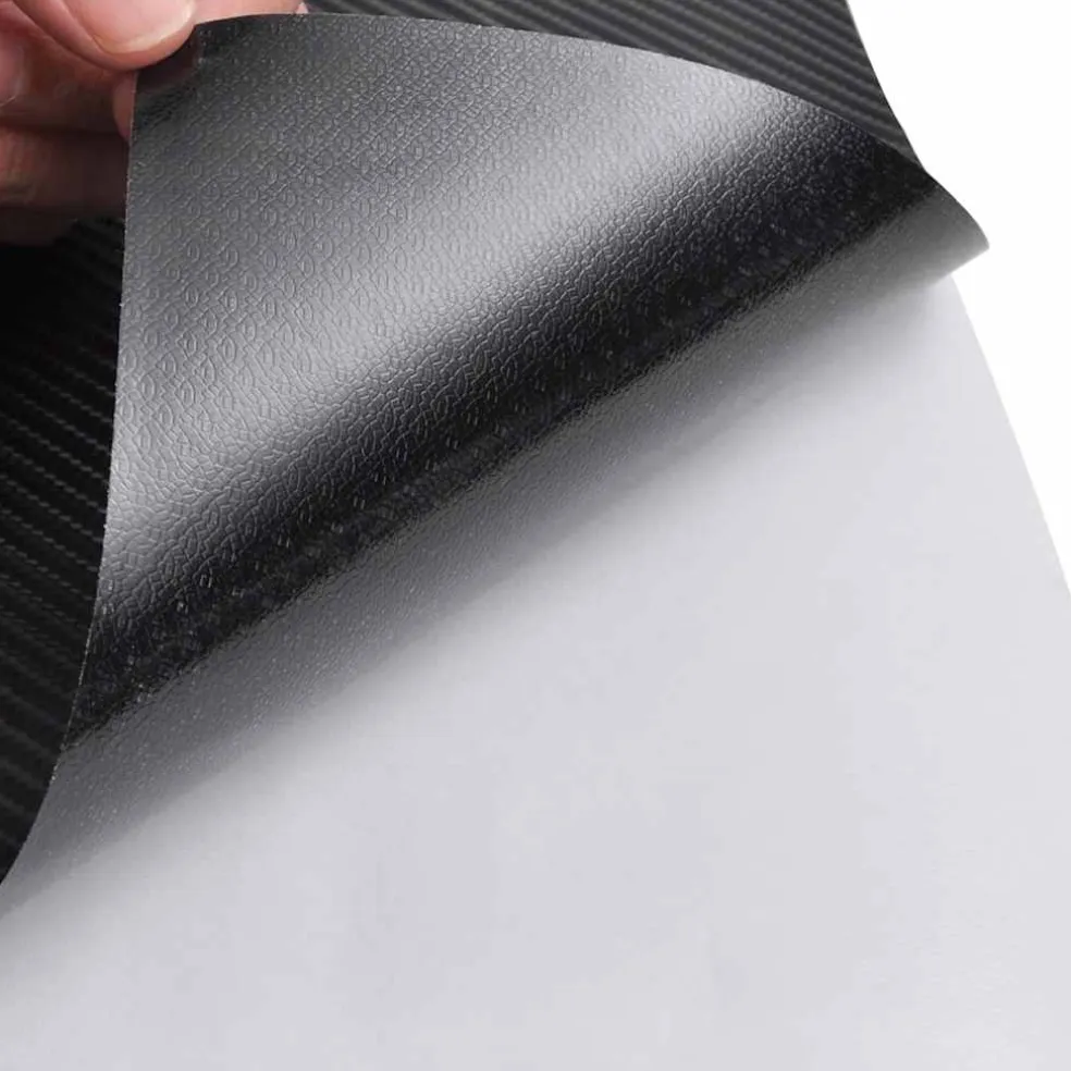 vidaXL Autofolie 4D 100x150 cm zwart