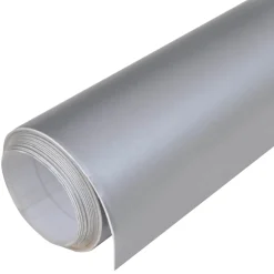 vidaXL Autofolie 100x150 cm matzilverkleurig