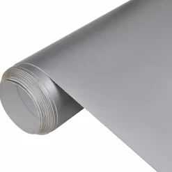 vidaXL Autofolie 100x150 cm matzilverkleurig