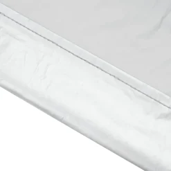 vidaXL Autohoes half met haken M zilverkleurig