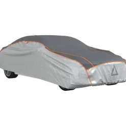 vidaXL Autohoes voor sedan hagelbescherming S zilverkleurig en grijs