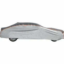 vidaXL Autohoes voor sedan hagelbescherming S zilverkleurig en grijs