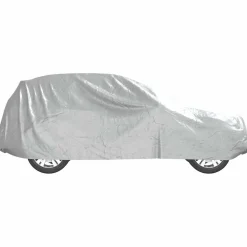 vidaXL Autohoes voor SUV met gespriemen M volledig zilverkleurig