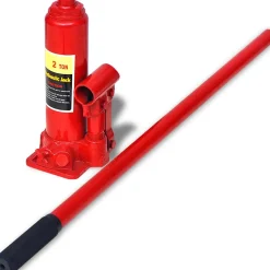 vidaXL Autoreparatie oprijplaten 2 st staal rood