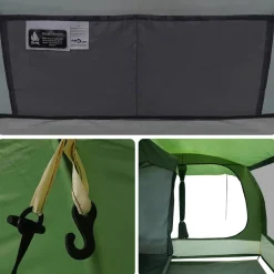 vidaXL Autotent waterdicht groen