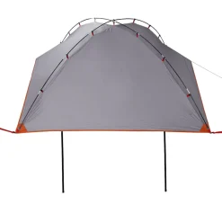 vidaXL Autotent waterdicht grijs en oranje