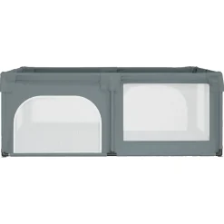 vidaXL Babybox met 2 deuren oxford stof lichtgrijs