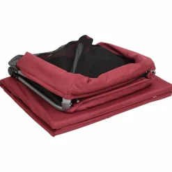 vidaXL Babybox met matras linnen rood