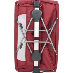 vidaXL Babybox met matras linnen rood