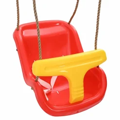 vidaXL Babyschommel 2 st Rood 36 x 43 x 42 cm Kunststof