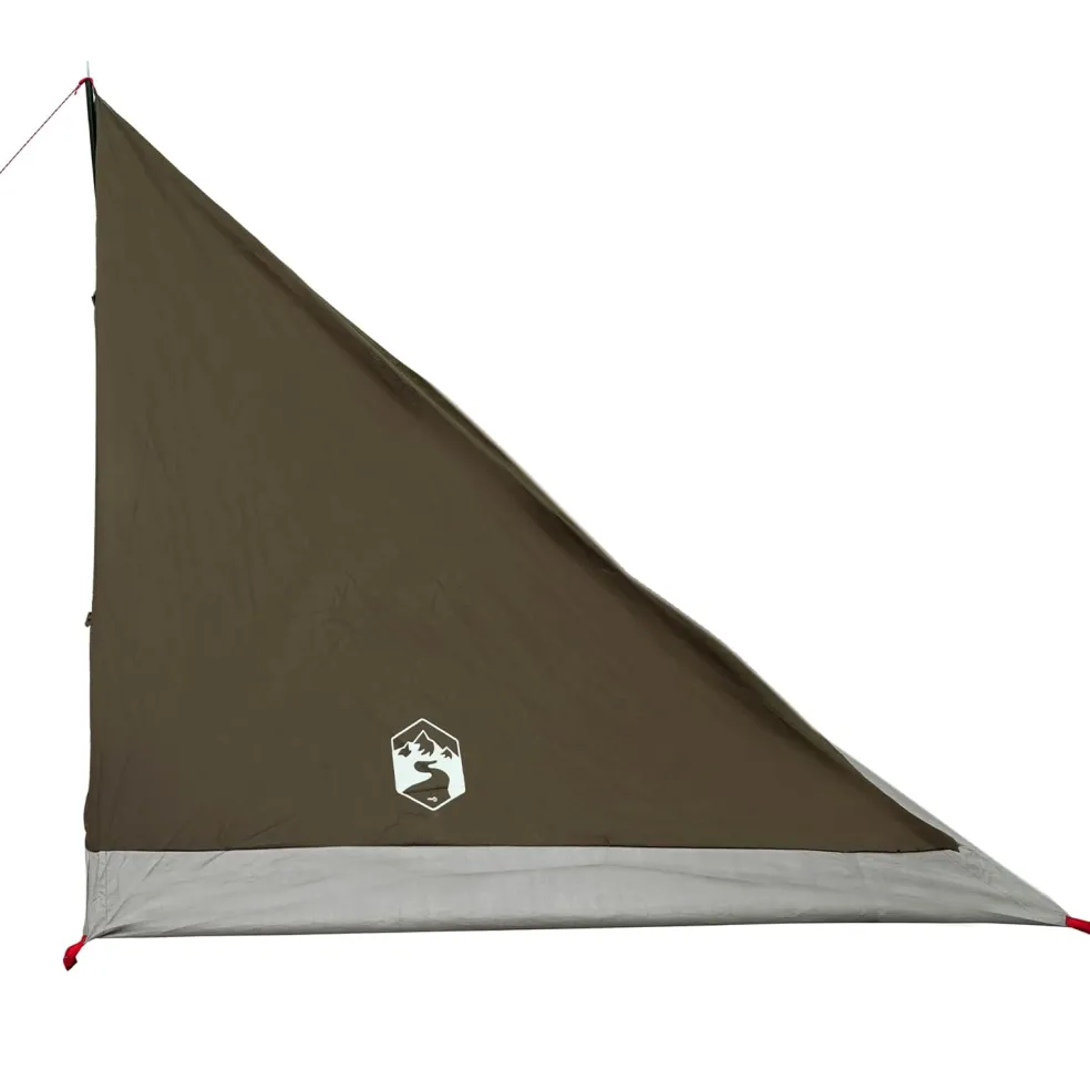 vidaXL Backpacking Tent 4-persoons Bruin en Grijs