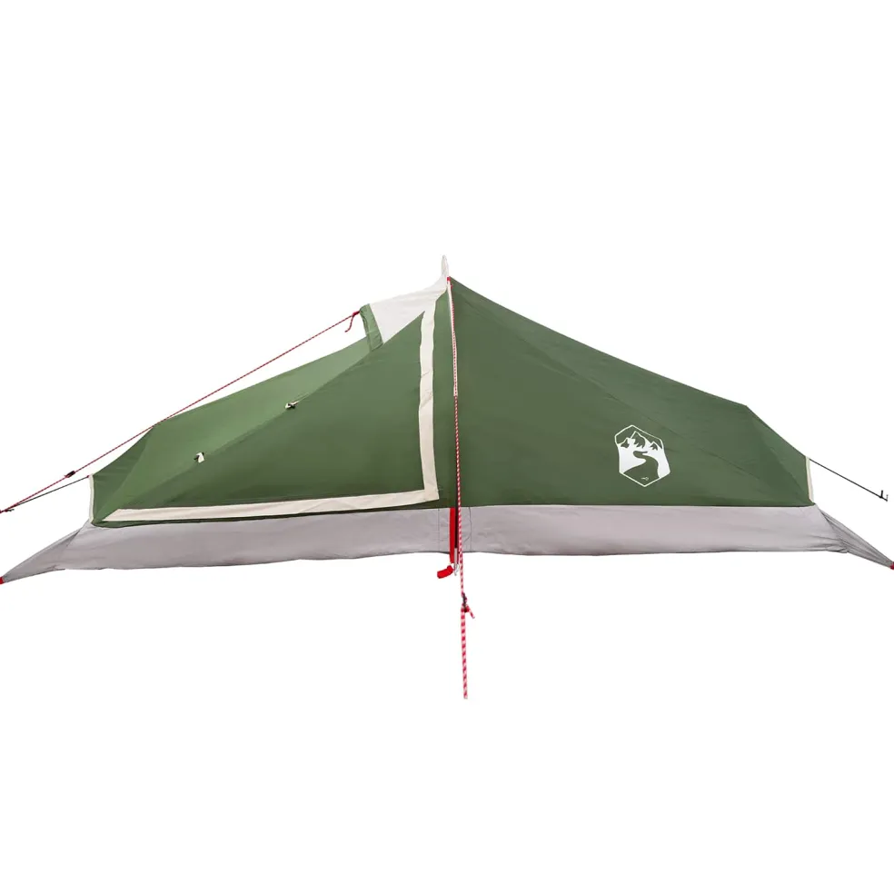 vidaXL Backpacking Tent 2-persoons Groen 185T Polyester met PU Coating