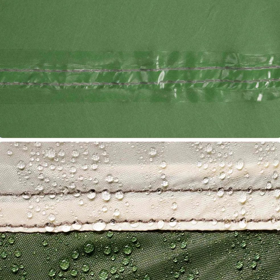 vidaXL Backpacking Tent 2-persoons Groen 185T Polyester met PU Coating