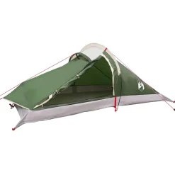 vidaXL Backpacking Tent 2-persoons Groen 185T Polyester met PU Coating