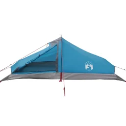 vidaXL Backpacking Tent 2-persoons Blauw 185T Polyester met PU Coating
