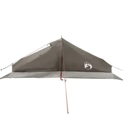 vidaXL Backpacking Tent 2-persoons Bruin en Grijs