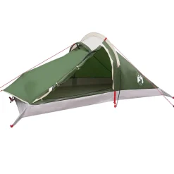 vidaXL Backpacking Tent 4-persoons Groen 185T Polyester met PU Coating