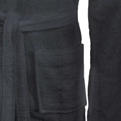 vidaXL Badjas KINN Antraciet S Katoen