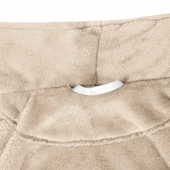 vidaXL Badjas zonder Kap Beige s Flanel