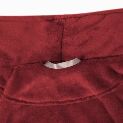 vidaXL Badjas zonder Kap Bordeaux Rood s Flanel