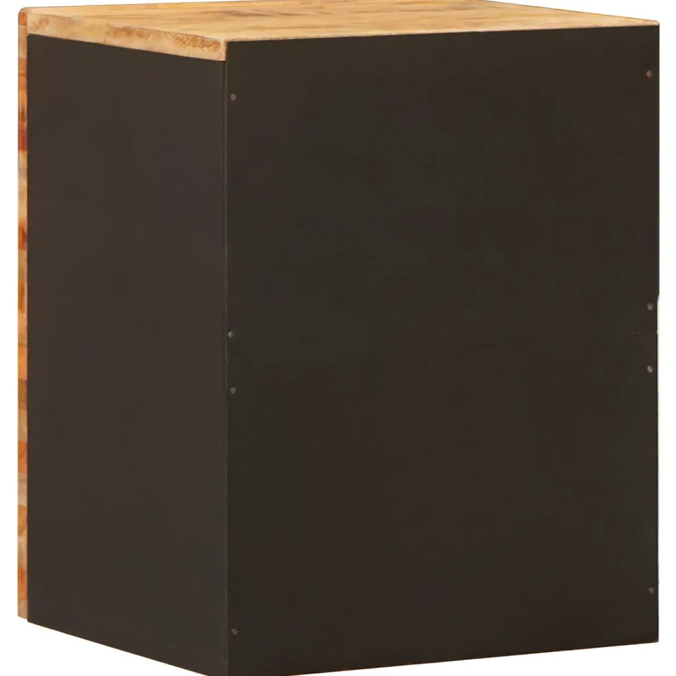 vidaXL Badkamer Hangkast Naturel 38 x 33 x 48 cm Massief Mango Hout