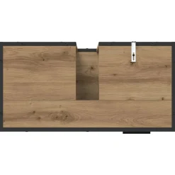 vidaXL Badkamerkast Artisan Eiken 65 x 33 x 60 cm Bewerkt hout