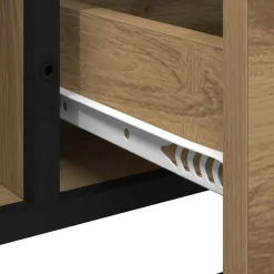 vidaXL Badkamerkast Artisan Eiken 65 x 33 x 60 cm Bewerkt hout