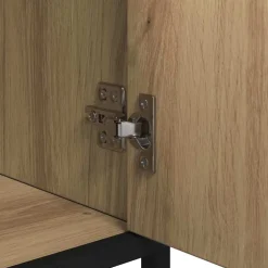 vidaXL Badkamerkast Artisan Eiken 65 x 33 x 60 cm Bewerkt hout