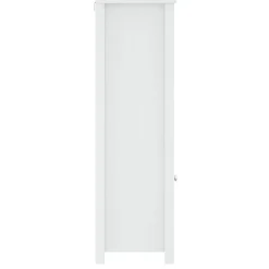 vidaXL Badkamerkast BERG 40x34x110 cm massief grenenhout wit