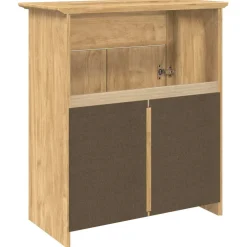 vidaXL Badkamer Kast BODO Honingbruin 70 x 35 x 80 cm Bewerkt hout