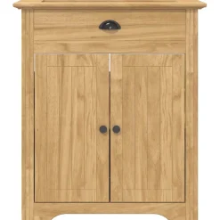 vidaXL Badkamer Kast BODO Honingbruin 70 x 35 x 80 cm Bewerkt hout