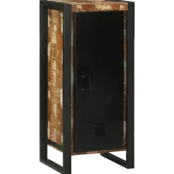 vidaXL Badkamerkast Bruin 40 x 35 x 90 cm Massief Gerecycled Hout