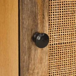 vidaXL Badkamerkast Bruin 38 x 33 x 58 cm Massief Mango Hout