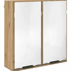 vidaXL Badkamerkastenset 3 st Artisan Eiken Bewerkt hout