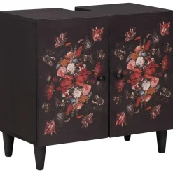 vidaXL Badkamerkastenset 3 st Massief Mango Hout