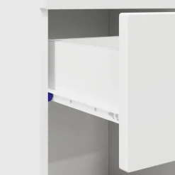 vidaXL Badkamerkastenset TULUM Wit 37 x 31,5 x 82 cm Bewerkt hout