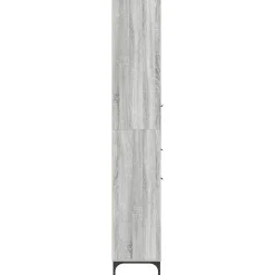 vidaXL Badkamer Kast Grijs Sonoma 31,5 x 33 x 190 cm