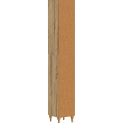 vidaXL Badkamerkast met Open Plank ALKMAAR Artisanaal eiken